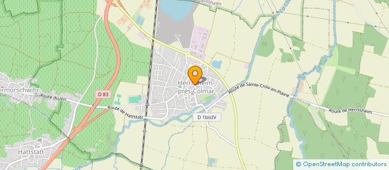 localisation de l'entreprise SCI MAISON DE VIGNE  OBERMORSCHWIHR