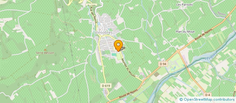 localisation de l'entreprise SCI MAISON DE VINSOBRES  VINSOBRES