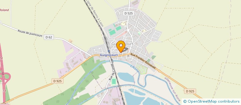 localisation de l'entreprise SCI MAISON DECLETY  VILLENEUVE-SUR-AISNE