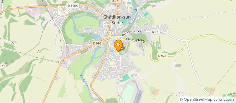 localisation de l'entreprise SCI MAISON DES BARRODEAU  CHATILLON-SUR-SEINE