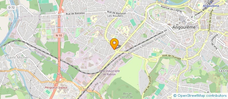 localisation de l'entreprise SCI MAISON DES EXPLOITANTS FAMILIAUX à ANGOULEME