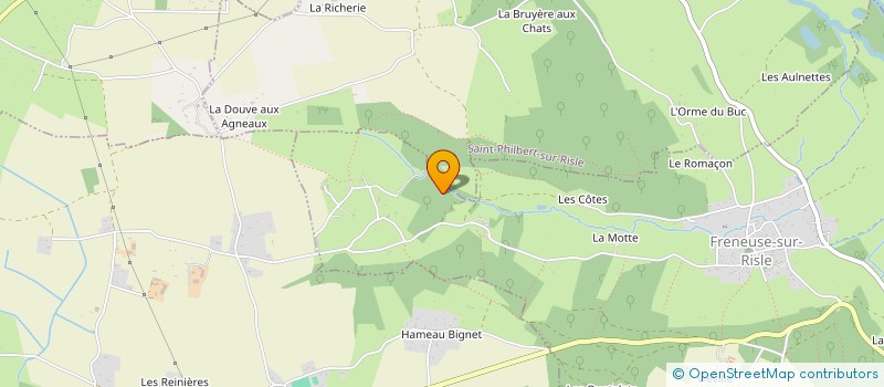 localisation de l'entreprise SCI MAISON DES OEUVRES  FRENEUSE-SUR-RISLE