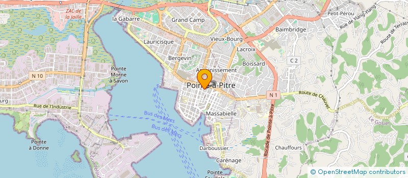 localisation de l'entreprise SCI MAISON DES REVES à POINTE-A-PITRE