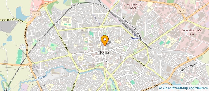 localisation de l'entreprise SCI MAISON DES SCIENCES à CHOLET
