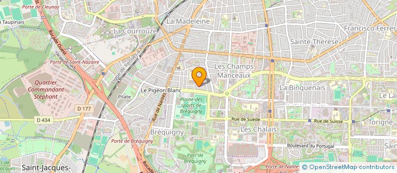 localisation de l'entreprise SCI MAISON DES SENS  RENNES