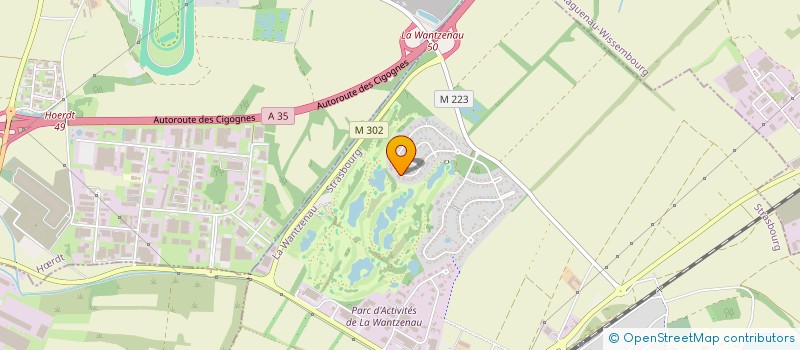 localisation de l'entreprise SCI MAISON DITE AUX CIGOGNES  LA WANTZENAU