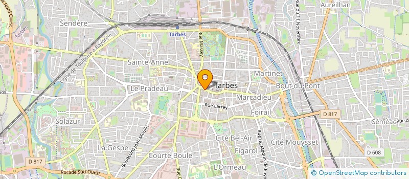 localisation de l'entreprise SCI MAISON DU DOCTEUR LUPAU  TARBES