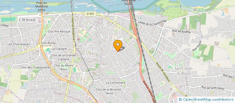 localisation de l'entreprise SCI MAISON DU LOIRET  SAINT-JEAN-LE-BLANC