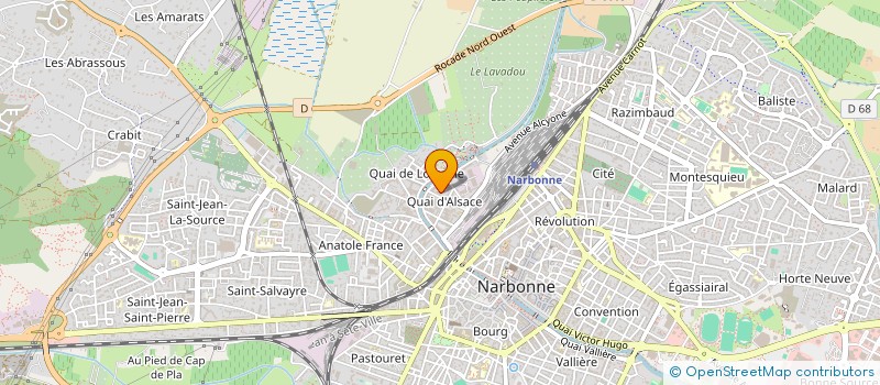 localisation de l'entreprise SCI MAISON DU SOLEIL à NARBONNE