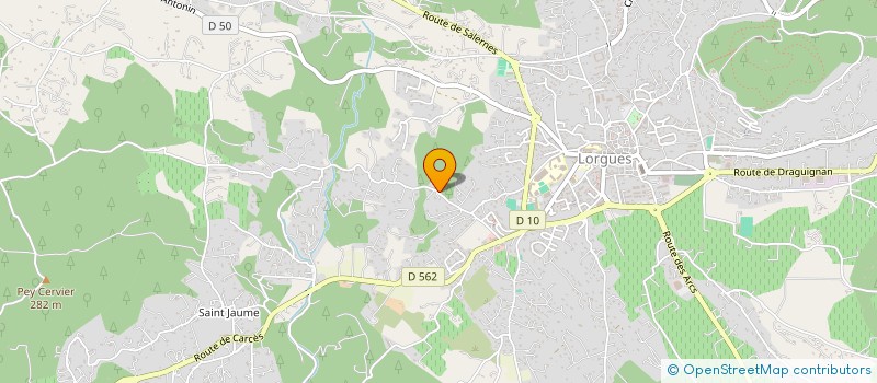 localisation de l'entreprise SCI MAISON DU VAR  LORGUES