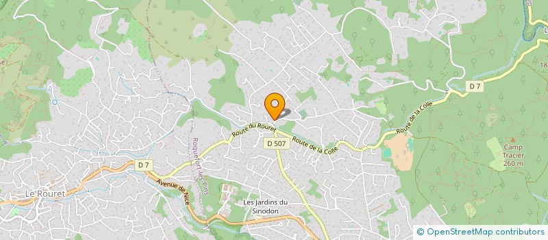 localisation de l'entreprise SCI MAISON DU VERDON à ROQUEFORT-LES-PINS