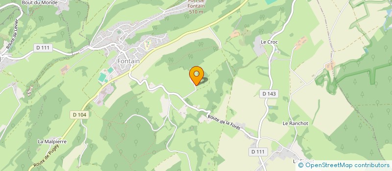 localisation de l'entreprise SCI MAISON DUQUET  FONTAIN