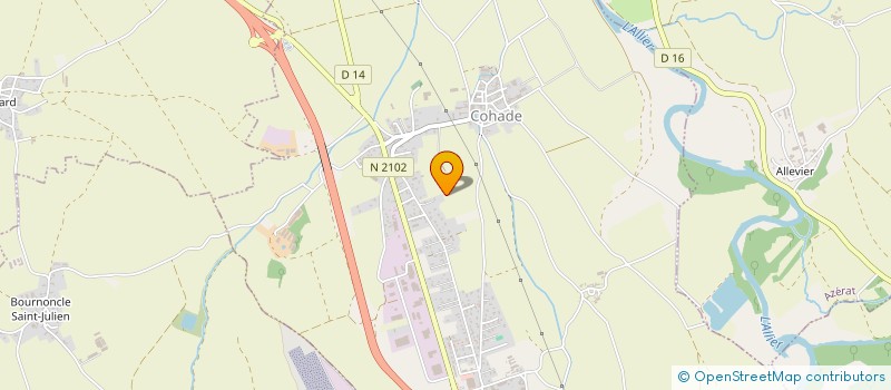 localisation de l'entreprise SCI MAISON EN AUVERGNE  LUBILHAC