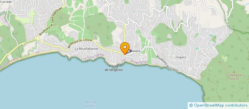 localisation de l'entreprise SCI MAISON FALAISE  LA CROIX-VALMER