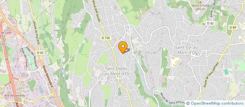 localisation de l'entreprise SCI MAISON FAYARD  SAINT-DIDIER-AU-MONT-D'OR