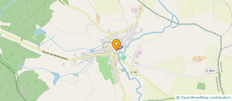 localisation de l'entreprise SCI MAISON FORESTIERE DU SAINT QUENTIN  FENETRANGE