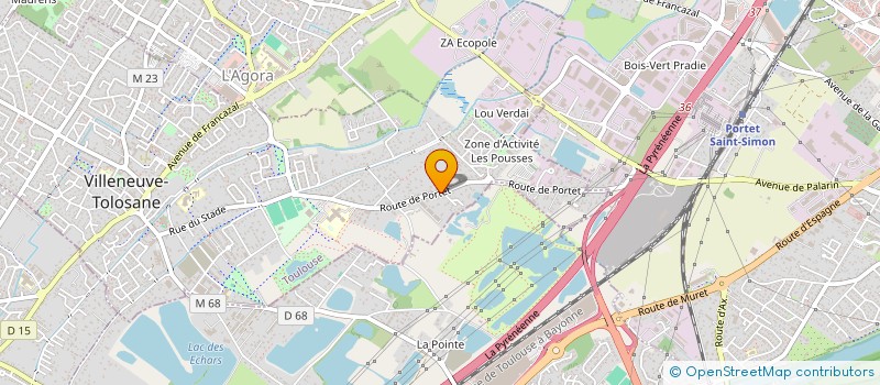 localisation de l'entreprise SCI MAISON FREESIA à VILLENEUVE-TOLOSANE