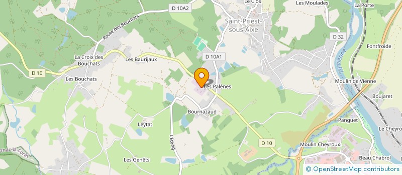 localisation de l'entreprise SCI MAISON FUNERAIRE DE SAINT PRIEST SOUS AIXE à SAINT-PRIEST-SOUS-AIXE