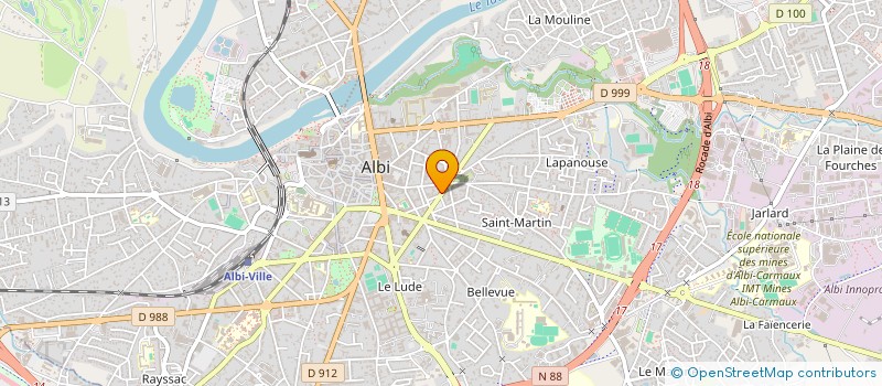 localisation de l'entreprise SCI MAISON GALVAN  ALBI