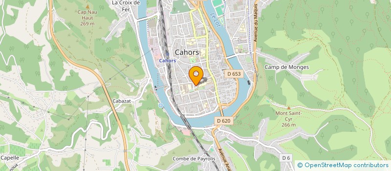 localisation de l'entreprise SCI MAISON GAMBETTA  CAHORS