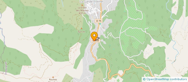 localisation de l'entreprise SCI MAISON JASDIN à LA GARDE-FREINET