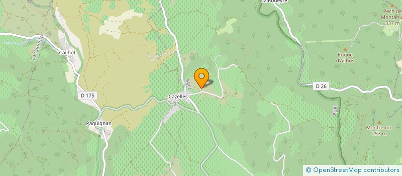 localisation de l'entreprise SCI MAISON LES QUATRE FRERES  AGEL