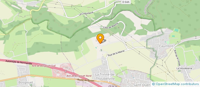 localisation de l'entreprise SCI MAISON MAY EN NORMANDIE  LA TRINITE-DE-THOUBERVILLE