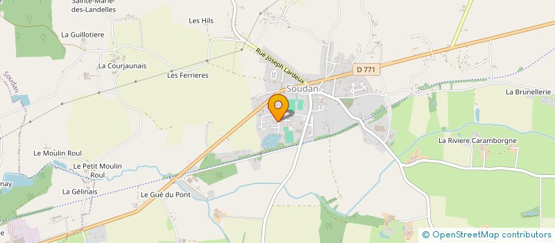 localisation de l'entreprise SCI MAISON MEDIC MR ET MME GUITTON B  SOUDAN