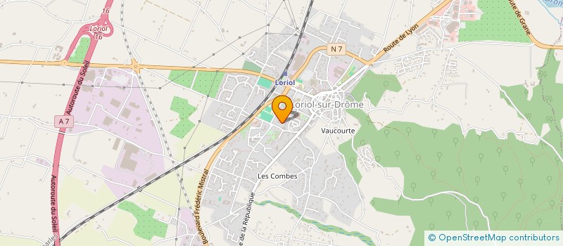 localisation de l'entreprise SCI MAISON MEDICALE  LORIOL-SUR-DROME