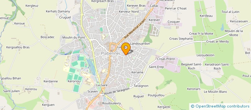 localisation de l'entreprise SCI MAISON MEDICALE  PLABENNEC