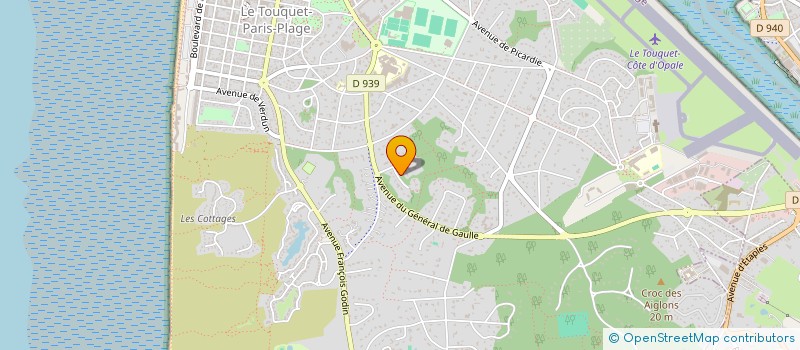 localisation de l'entreprise SCI MAISON MEDICALE ALIZES à LE TOUQUET-PARIS-PLAGE