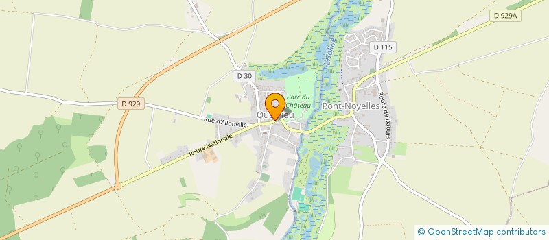 localisation de l'entreprise SCI MAISON MEDICALE DE L'HALLUE  QUERRIEU