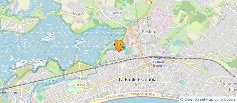 localisation de l'entreprise SCI MAISON MEDICALE DE LA BAULE  LA BAULE-ESCOUBLAC