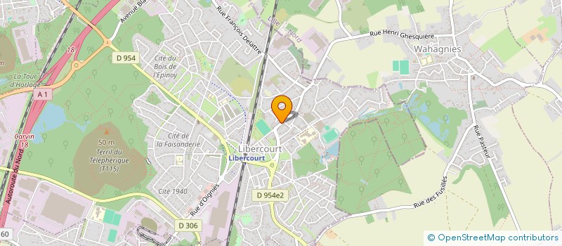 localisation de l'entreprise SCI MAISON MEDICALE DE LIBERCOURT  LIBERCOURT