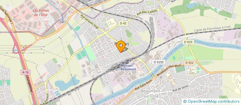 localisation de l'entreprise SCI MAISON MEDICALE DE PERSAN  PERSAN