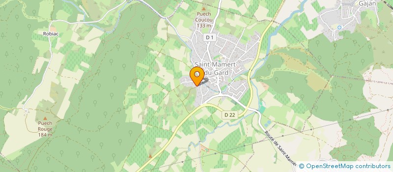 localisation de l'entreprise SCI MAISON MEDICALE DE ST MAMERT  SAINT-MAMERT-DU-GARD