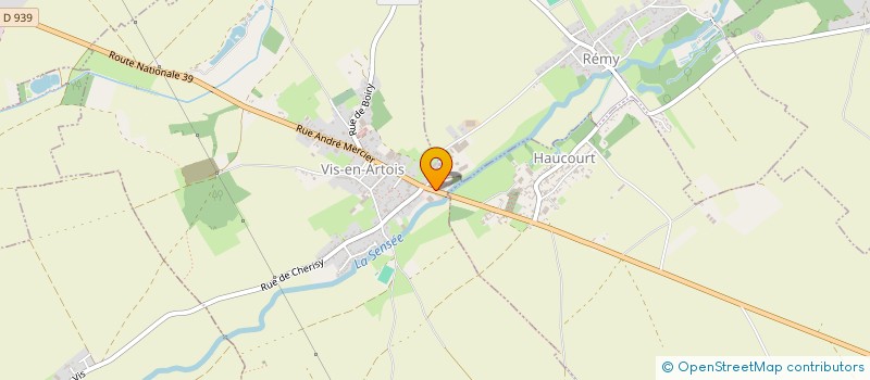 localisation de l'entreprise SCI MAISON MEDICALE DE VIS EN ARTOIS  VIS-EN-ARTOIS