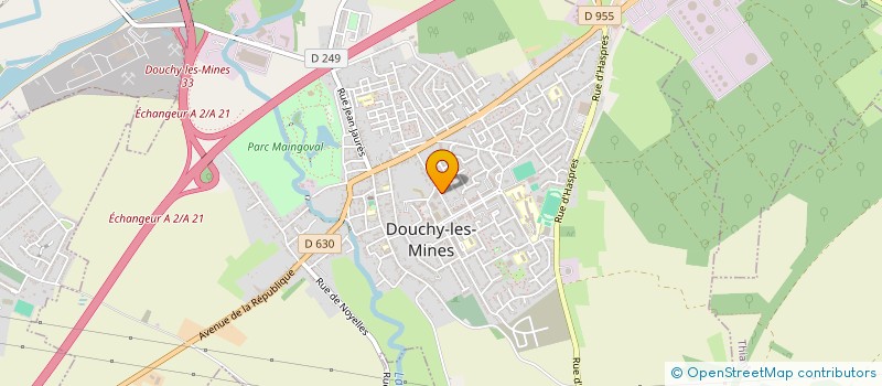 localisation de l'entreprise SCI MAISON MEDICALE DU HAINAUT à DOUCHY-LES-MINES