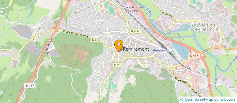 localisation de l'entreprise SCI MAISON MEDICALE LES ABBESSES  REMIREMONT