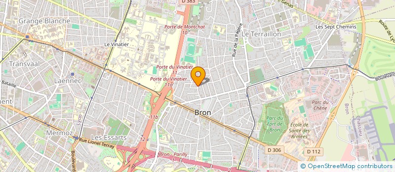 localisation de l'entreprise SCI MAISON NANOU  BRON