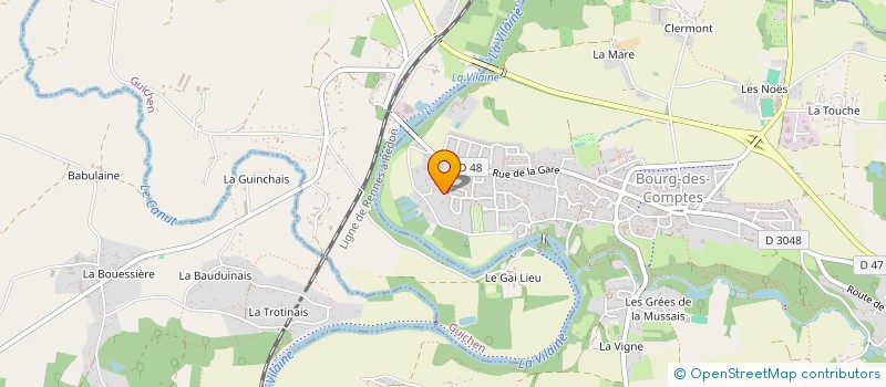 localisation de l'entreprise SCI MAISON NEUVE  BOURG-DES-COMPTES