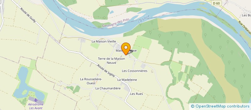 localisation de l'entreprise SCI MAISON NEUVE à GUILLY