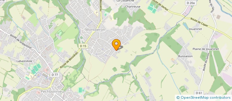 localisation de l'entreprise SCI MAISON NEUVE  MONTBERON
