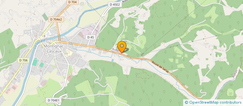 localisation de l'entreprise SCI MAISON NEUVE MJP AUBAS  AUBAS