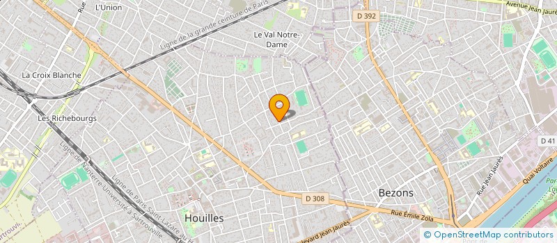 localisation de l'entreprise SCI MAISON POINAT  HOUILLES