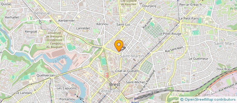 localisation de l'entreprise SCI MAISON PROVENCALE  BREST