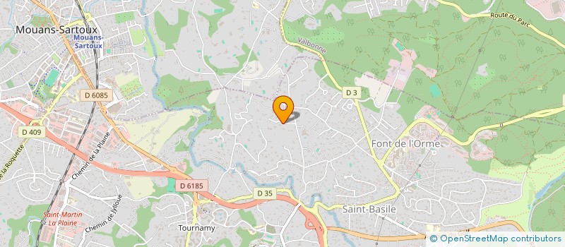 localisation de l'entreprise SCI MAISON REZON à MOUGINS