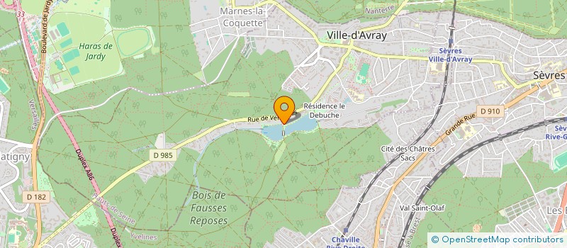 localisation de l'entreprise SCI MAISON RISSO NICE  VILLE-D'AVRAY