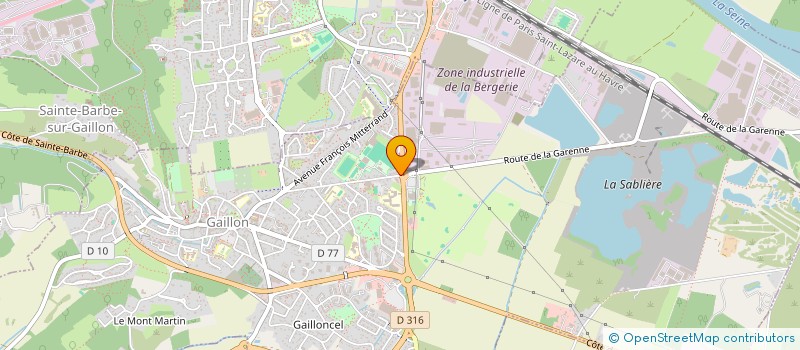 localisation de l'entreprise SCI MAISON ROUGE  LE VAL D'HAZEY