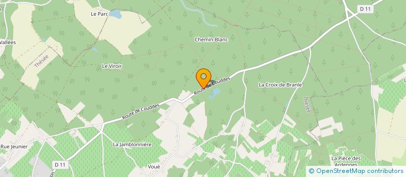 localisation de l'entreprise SCI MAISON ROUGE  THESEE